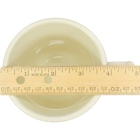 Longaberger Pottery VINTAGE VINE MUG in Cream Set of 2 - Picture 8 of 8